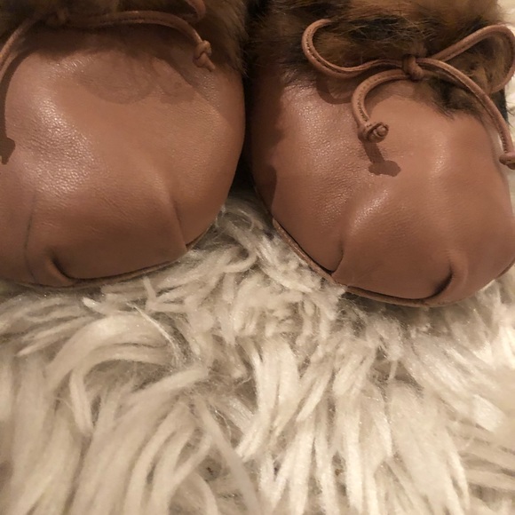 ‼️SOLD💯 Miu Miu Fur lined Ballerina Flats - Picture 4 of 8